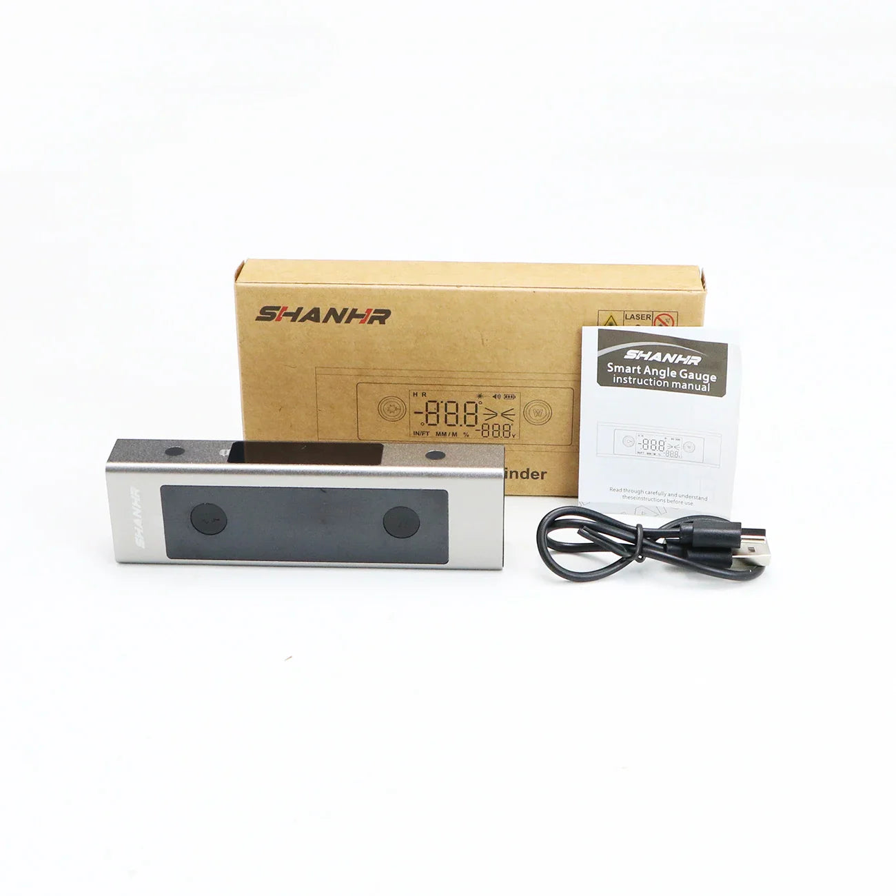 Digital Inclinometer Laser Protractor Type-C