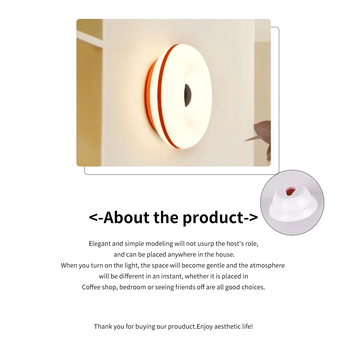 Donut Glass Lamp