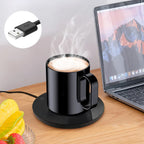 USB Mug Warmer with Temperature Control for Drinks