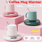 Thermostatic Heating Coaster USB 3-speed Adjustable Heat