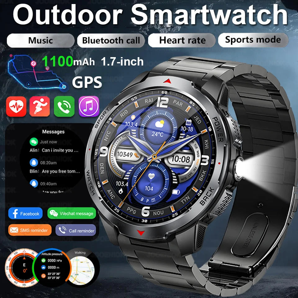 T-Rex3 Ultra 1100mAh Battery Smart Watch Men