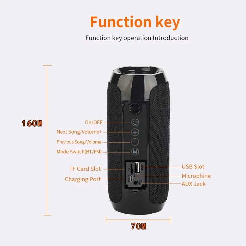 Wireless Portable Bluetooth Speaker Bluetooth Music Sound Box