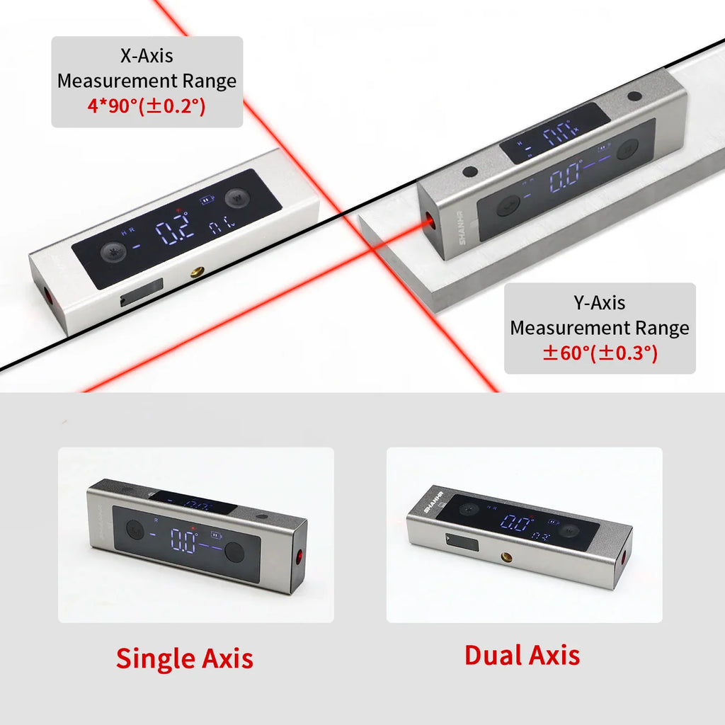 Digital Inclinometer Laser Protractor Type-C