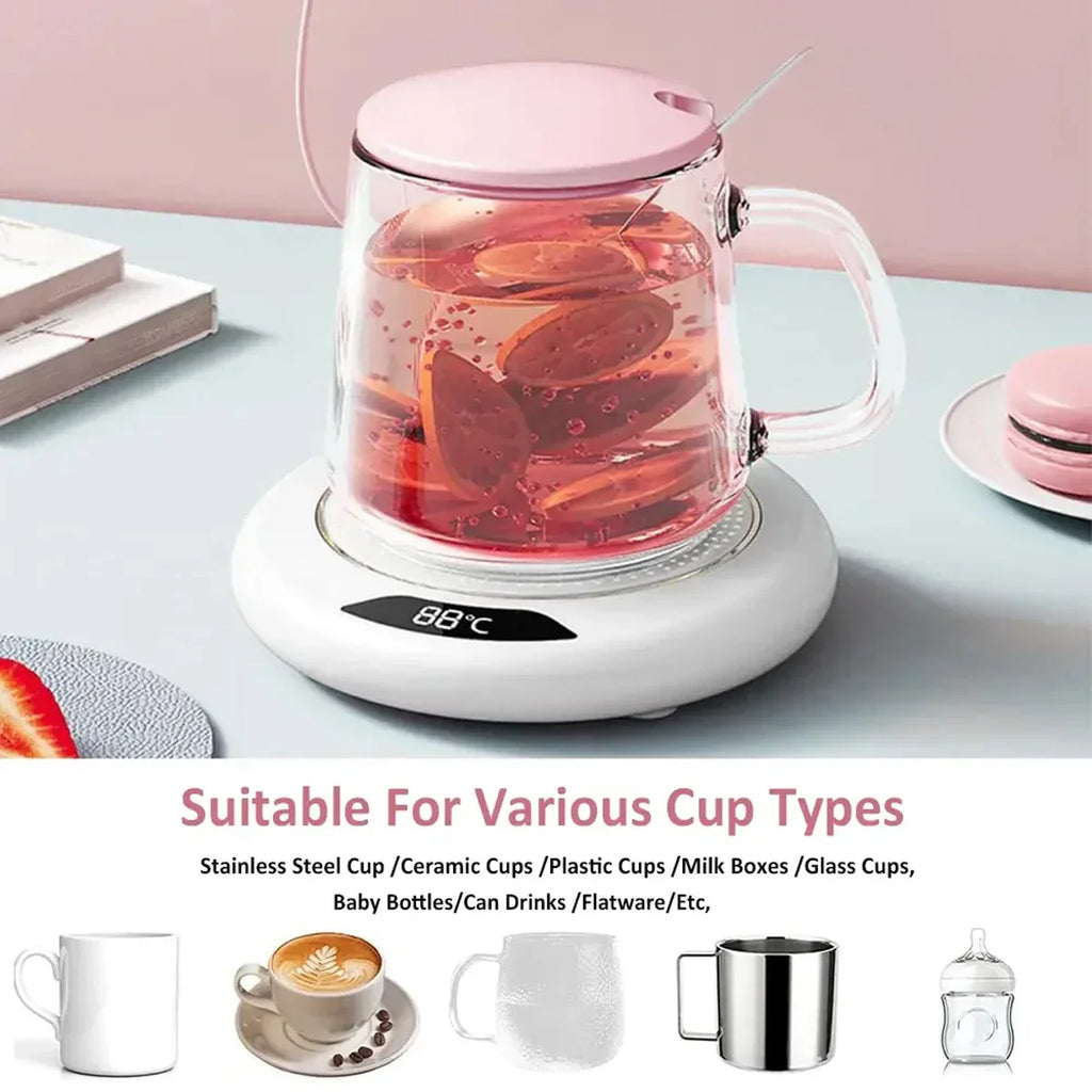 Thermostatic Heating Coaster USB 3-speed Adjustable Heat