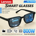 Lenovo AI Smart Glasses HD Camera 4K