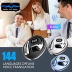 2PCS Translator Headphones 144 Languages Wireless Real Time Translation Bluetooth headset