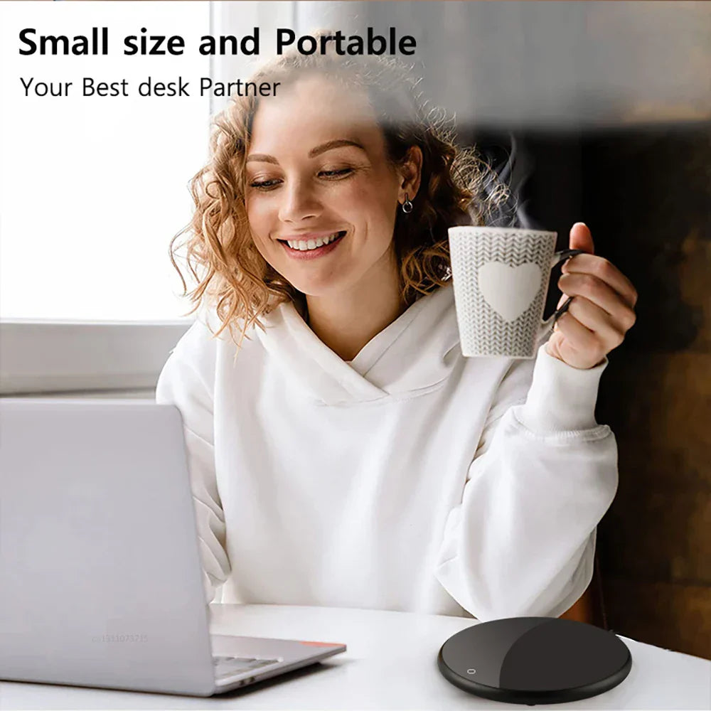 USB Mug Warmer with Temperature Control for Drinks