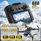 A14 Pro Max GPS Brushless 8K Three Camera Obstacle Avoidance Foldable Quadcopter