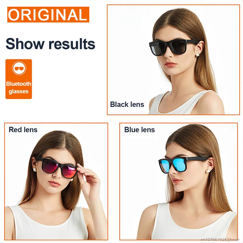 C8 Smart Glasses Headphone Wireless Bluetooth Sunglasses