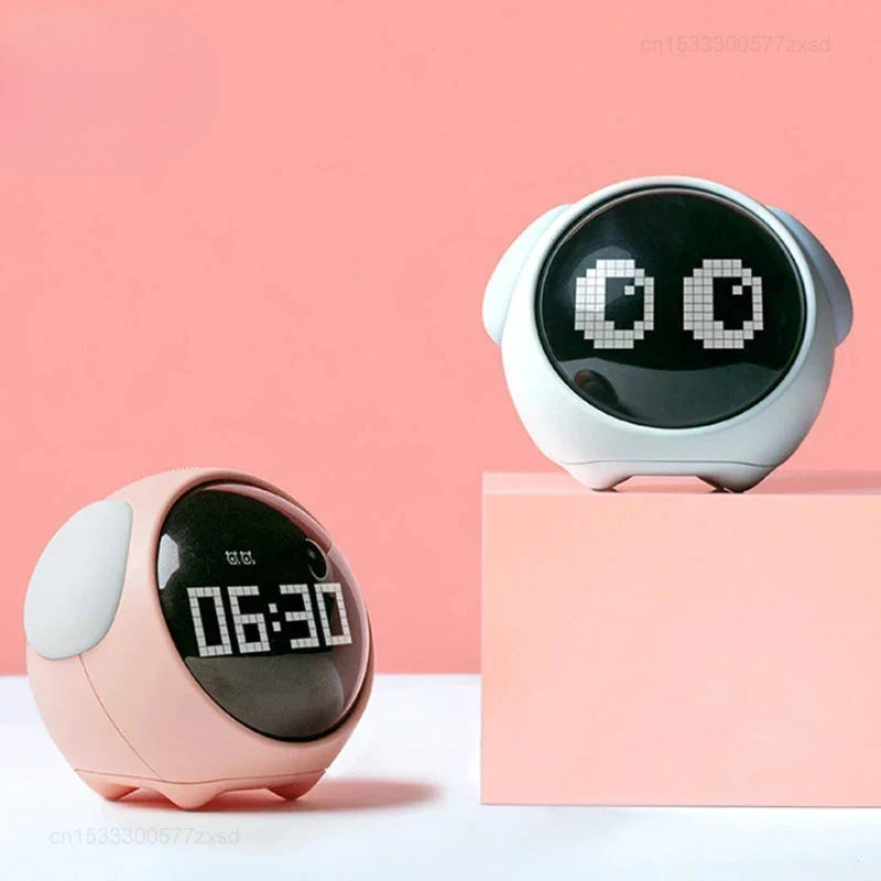 Cute Expression Alarm Clock Snooze Kids