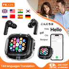 Bluetooth Headphones 144 Language Real Time Translation Earphones